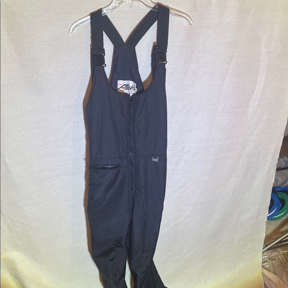 Women's Black Overalls by